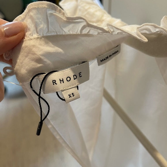 RHODE - Ruffle Trim Blouse - XS - Picture 4 of 4